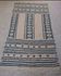 Tapis beige et bleu fait 195x105cm