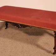 banquette en acajou du 19° siècle - Angleterre