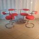 Set of four chairs by Giotto Stoppino  70s