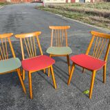 Set of 4 Scandinavian chairs
