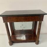 Empire style console with mirror back, 19th century