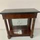 Empire style console with mirror back, 19th century