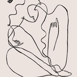 India ink "Figure of Aphrodite" in limited edition