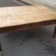 Raw farm table coffee table