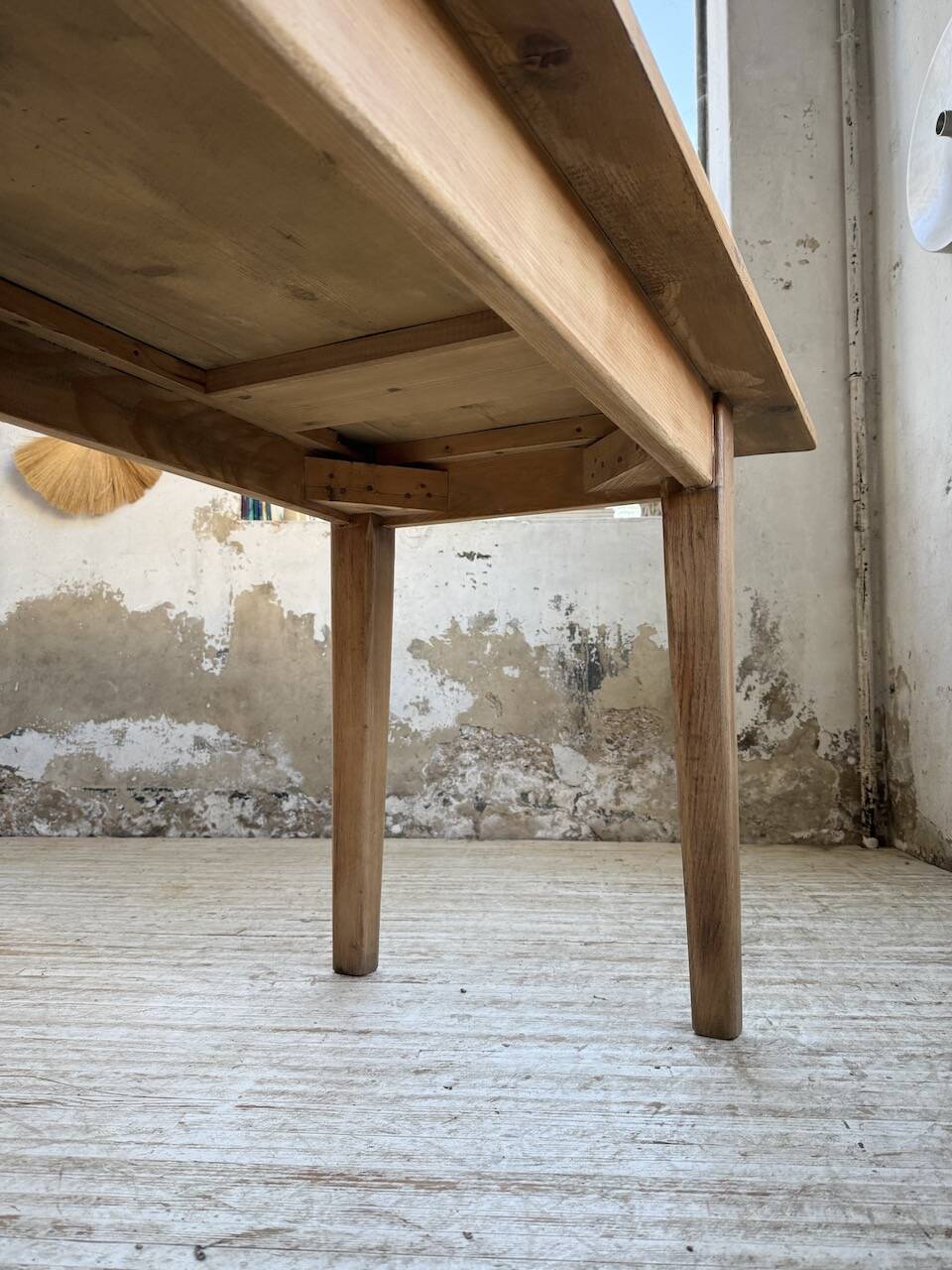 Pine and oak farmhouse table 2m