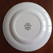6 English flat plates Bursley "The Posthouse"