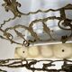 20th century openwork bronze and brass magazine rack