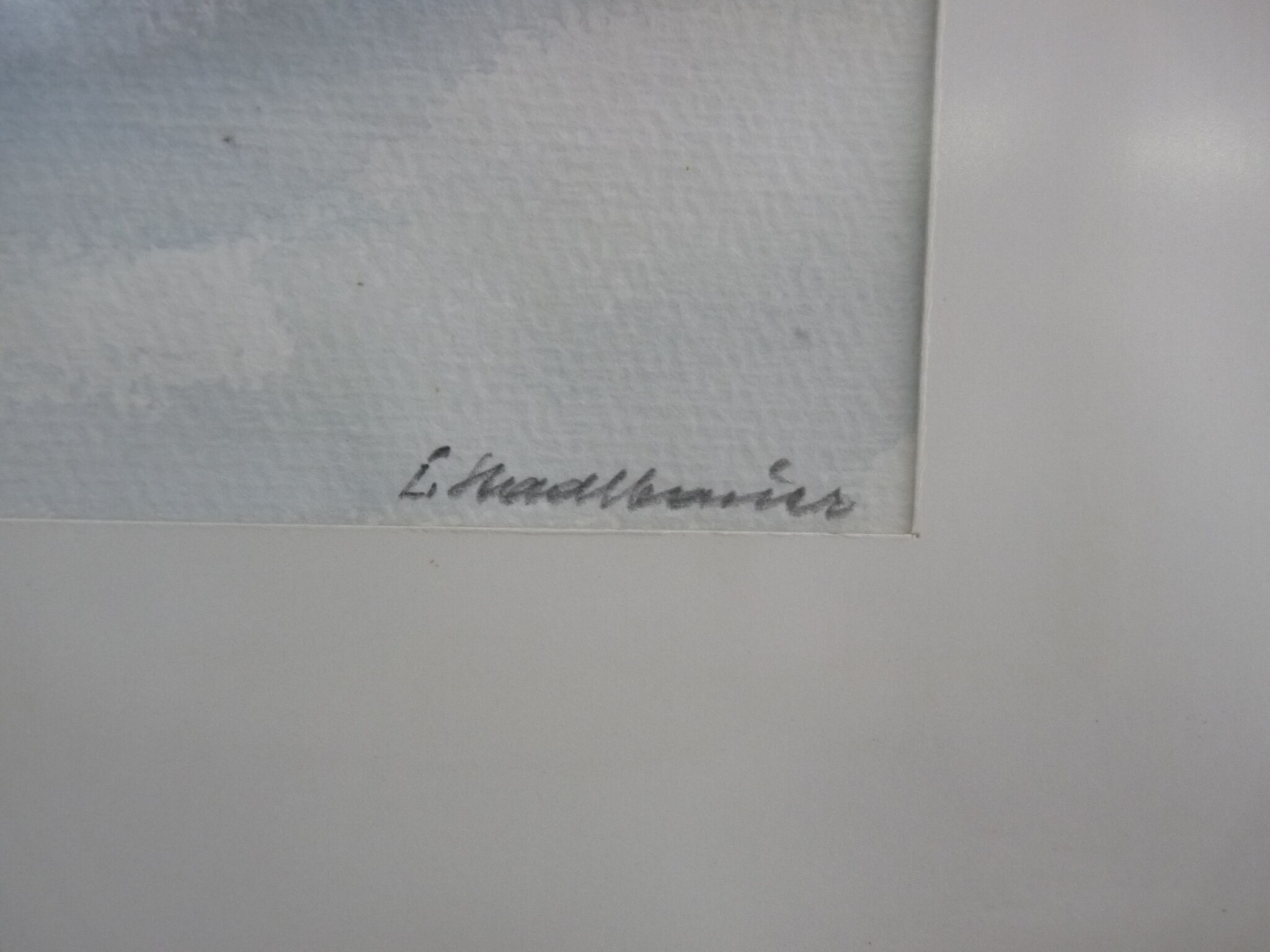 Watercolor painting by Lutz Stadlbauer painting