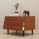 Teak chest of drawers, Scandinavian design, 1970s, manufacture: ÆJM Møbler