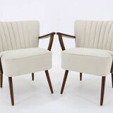 1960s Pair of Resored Armchairs, Czechoslovakia