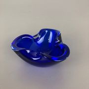 Cendrier Murano  "Blue" Italie années 1970