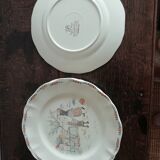 Flat plates Sarreguemine