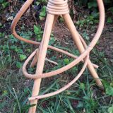 Rattan plant holder