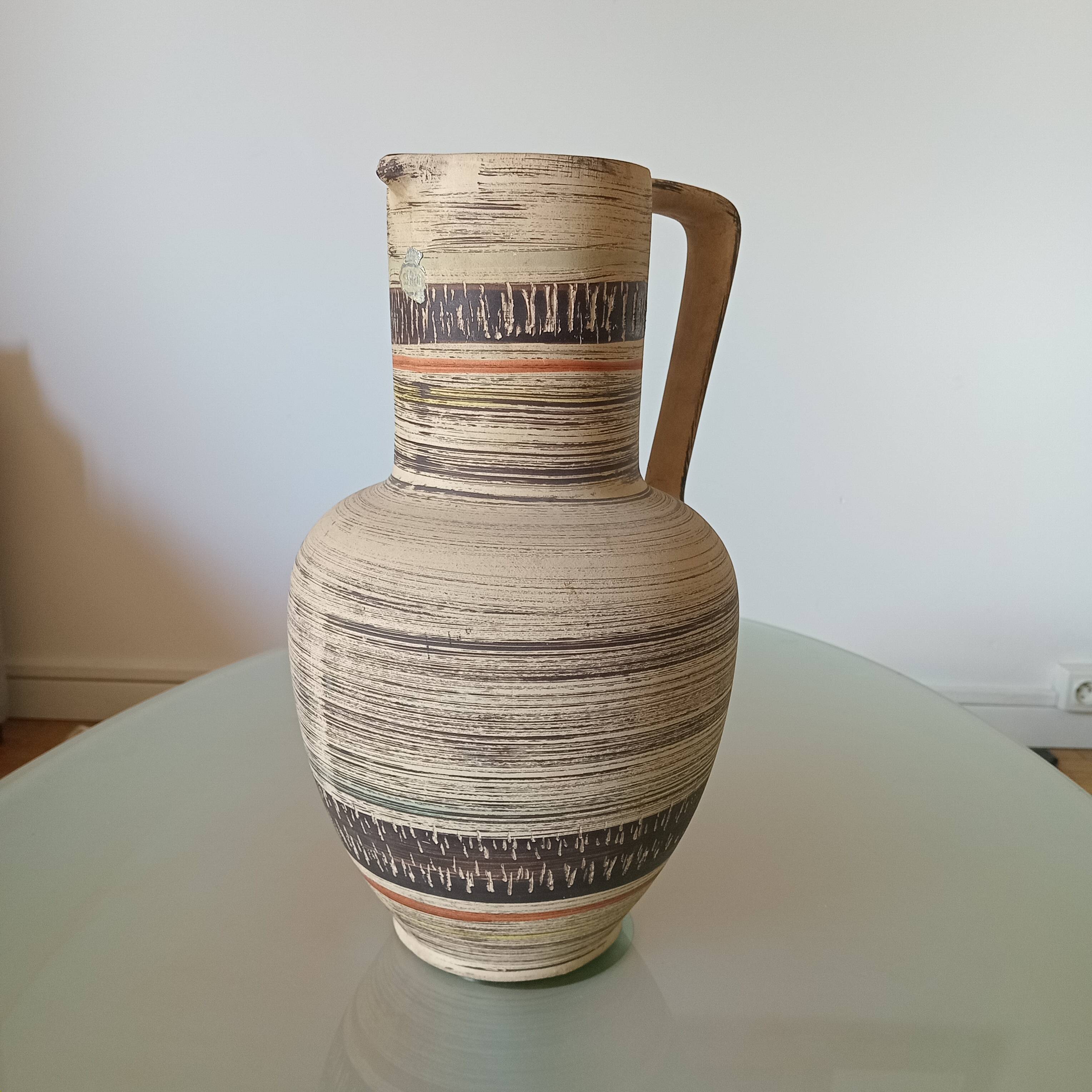 Large spara ceramic vase from the 70s