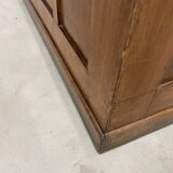 Oak and veneer counter or desk