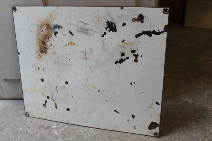 Totalgaz enamelled sign