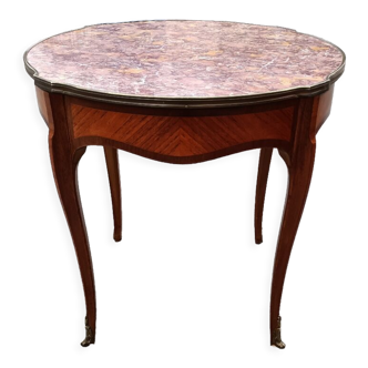 Old side table louis xv style tray