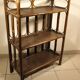 Etagère-bibliothèque en rotin