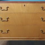 Commode scandinave en frêne des années 1950