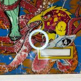 Backglass pinball machine trident stern