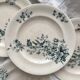5 “Mignon” Longwy ironstone flat plates