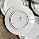 6 earthenware dessert plates from St Amand and Hamage, "Medallion" service