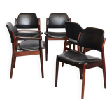Arne Vodder Dining Chairs No.62/62A for Sibast