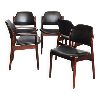 Arne Vodder Dining Chairs No.62/62A for Sibast