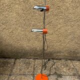 1970s orange designer floor lamp