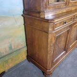 Louis Philippe walnut bookcase