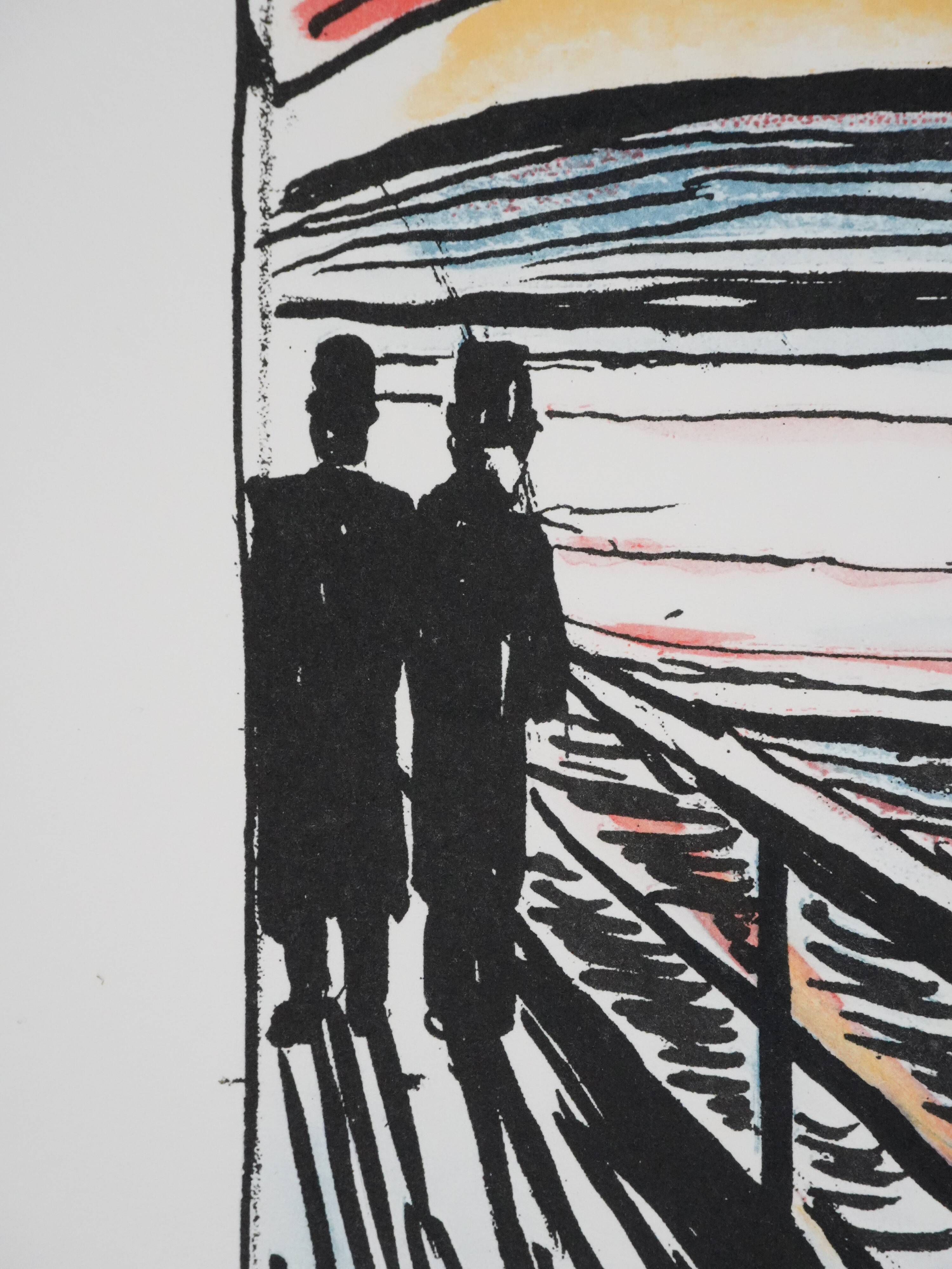 Edvard Munch: The Scream, signed lithograph
