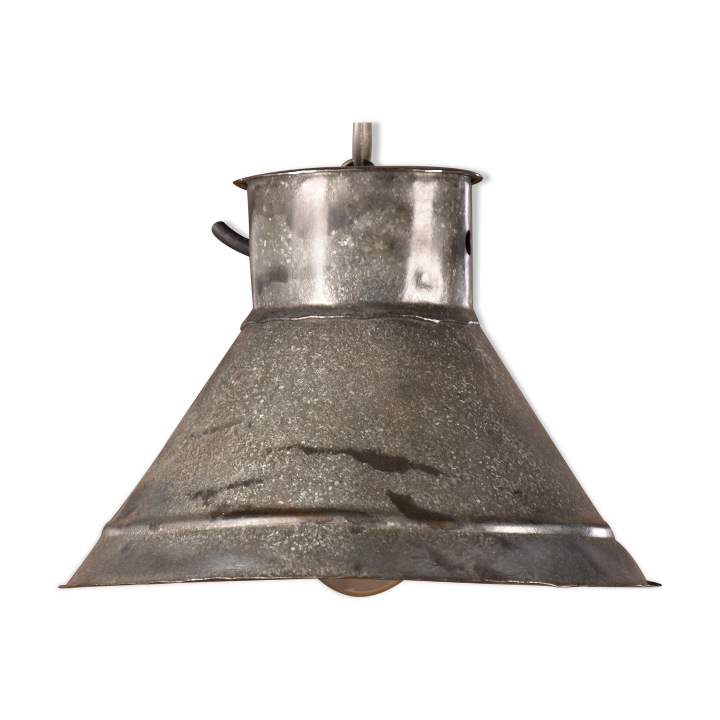Industrial zinc pendant lamp
