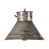 Industrial zinc pendant lamp