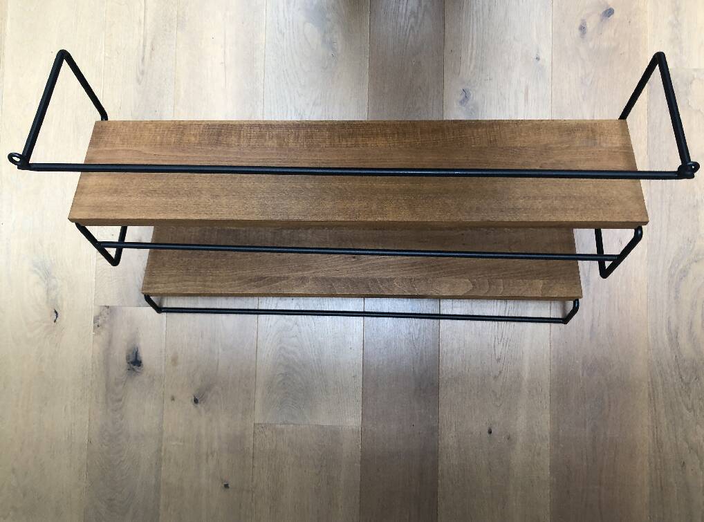 Large vintage wall shelf 1950 - 1960