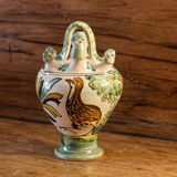 Glazed terracotta jug