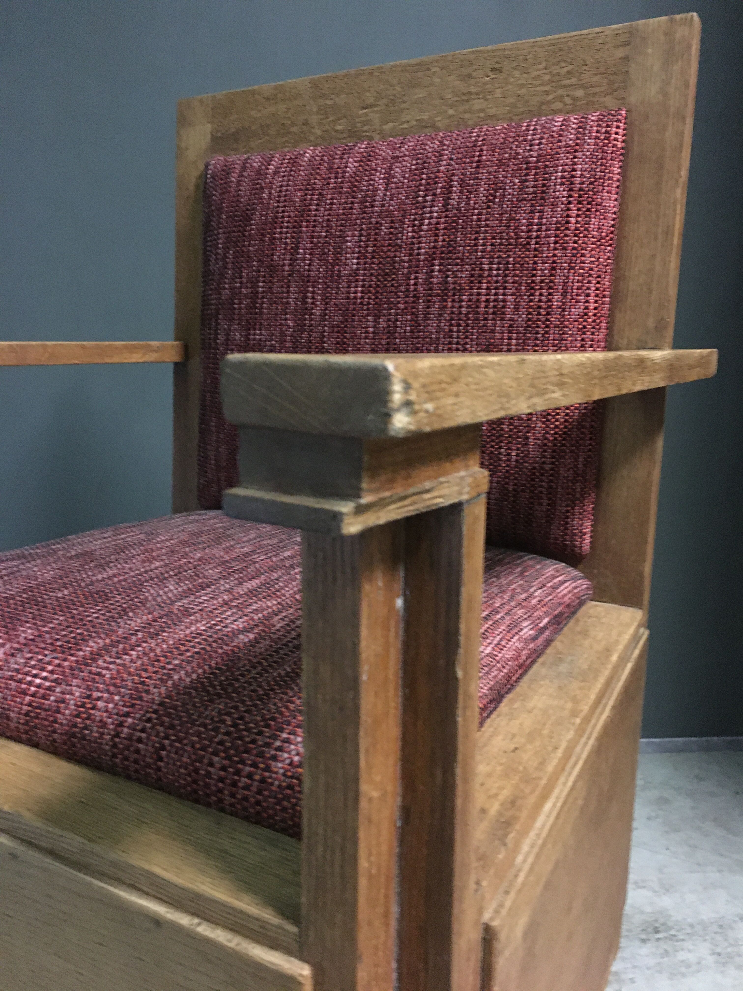 Fauteuil hollandais à 3 pieds des années 1920