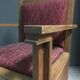 Rare Dutch  3 leg lounge chair 1920's