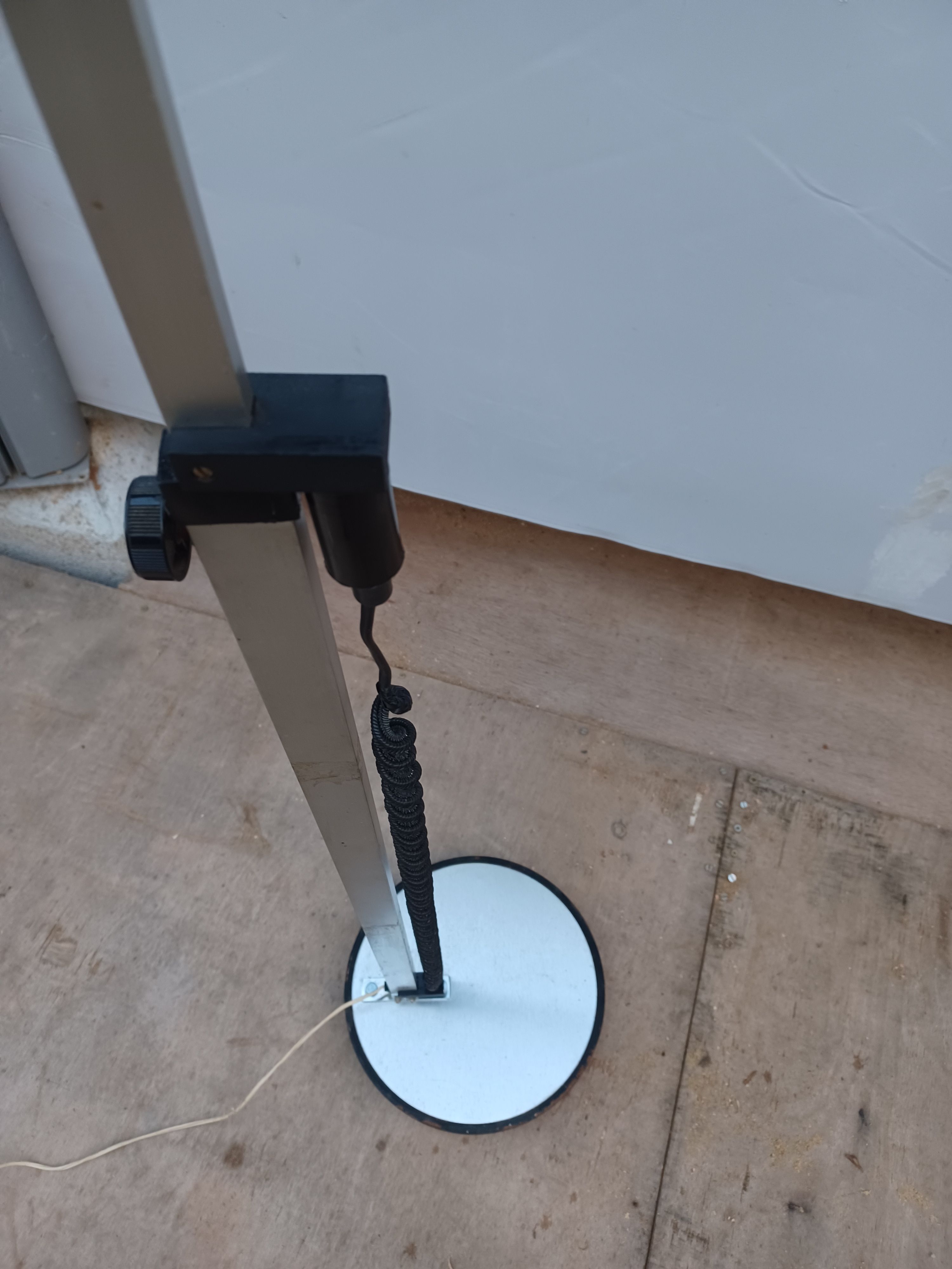 Vintage height adjustable arch floor lamp 1960s-70s