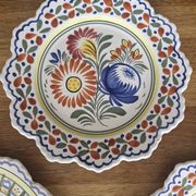 Série de 6 assiettes bretonnes