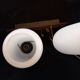 Opaline wall light from the 1960s.