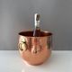 Large mid century flowerpot copper, zint handmade, bottle cooler, indoor gardening, 60's interior