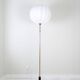 Art Deco Floor Lamp in Brass with Blackened Wood, 1940s