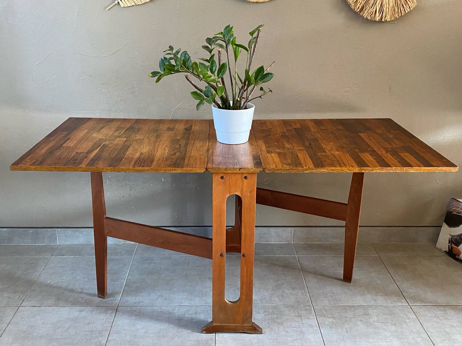 Vintage folding wooden table