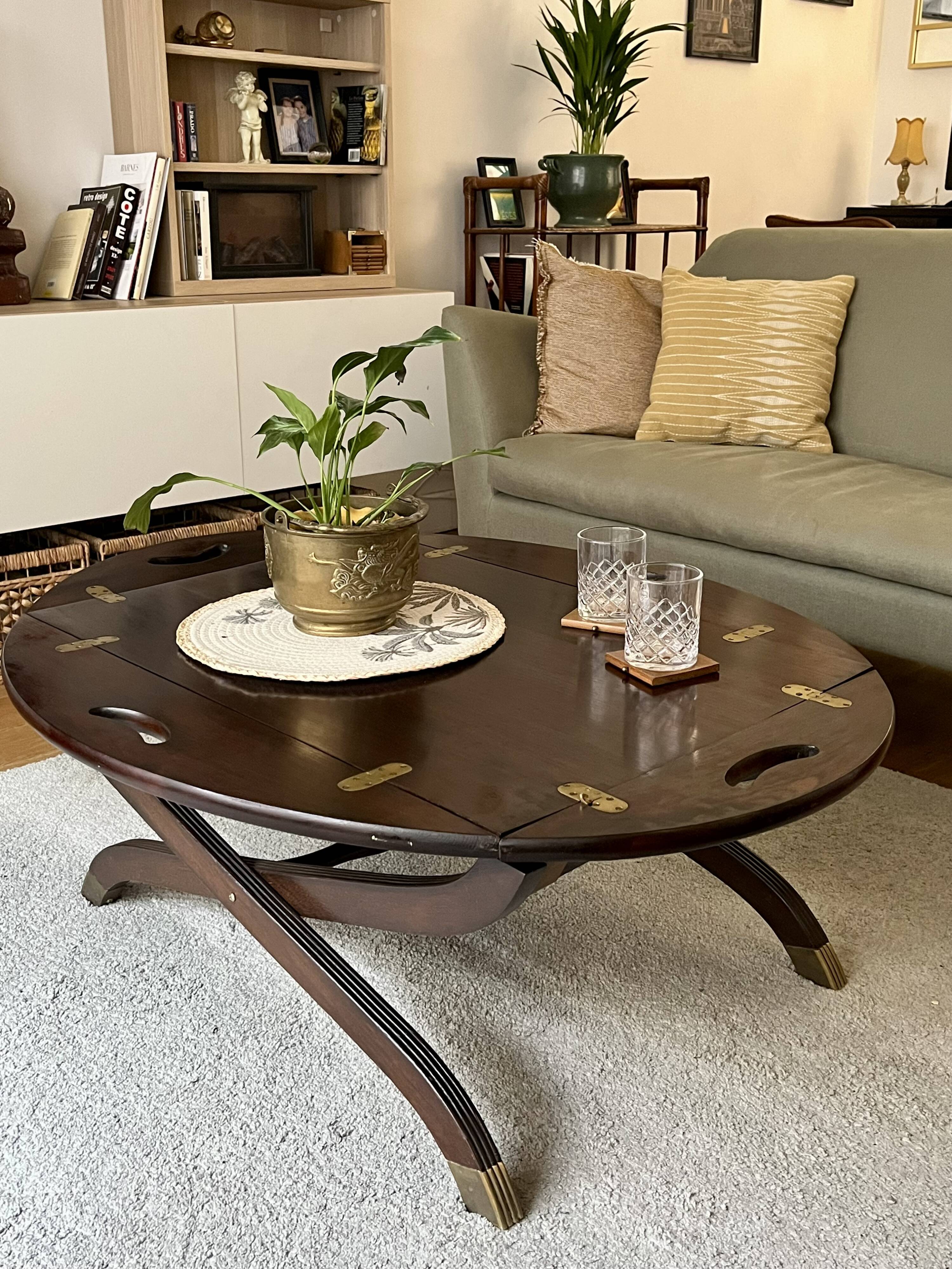 Boat table - Mahogany - Very good condition