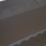 Solid pine bookcase pediment friezes shabby