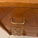 Commode vintage pieds compas