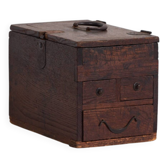 Antique Japanese drawer box – End of the Meiji period (c. 1890-1910) #25