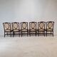 Set of 6 Bamboo Dining Chairs from Gasparucci Italo, 1970s