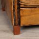 Vintage 20thc pair of dutch leather club chairs c.1980