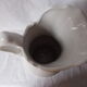 Crucible in earthenware with a crackle effect